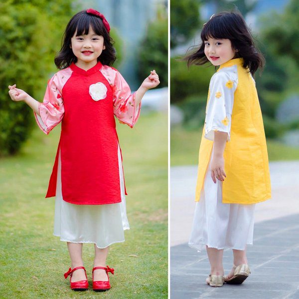 Chia sẻ với hơn 75 áo dài váy trẻ em siêu đỉnh  cdgdbentreeduvn